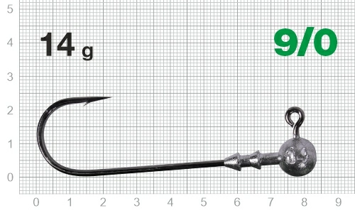 Джиг-головка Long Power NLP-1110  Nautilus Size 90 14гр. 2 шт. (Серый) Не разборная