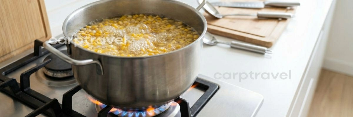 Вареная кукуруза для рыбалки