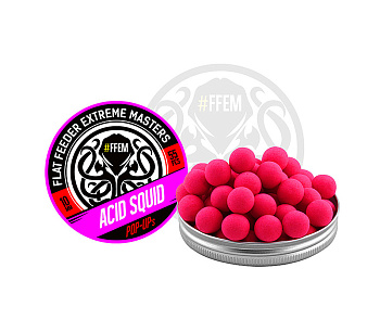 Бойлы плавающие FFEM Baits   Acid Squid 10мм 25 г (Кислый кальмар) 