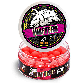 Бойлы нейтральные Minenko WAFTERS  Strawberry 14мм 70 г (Клубника) 
