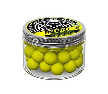 Бойлы плавающие FFEM Baits   Pineapple 14мм 50 г (Ананас) 