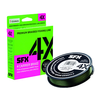 Плетеный шнур Sufix SFX 4X  135м 7,0кг/0,148мм (Зеленый) 