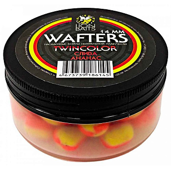 Бойлы нейтральные Lion Baits Wafters  Plum royal-Pineapple 12мм 40 г (Королевская слива-Ананас) 