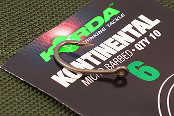 Крючки Korda Kontinental Size 6 Тефлон 