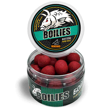 Бойлы тонущие Minenko Насадочные Red Halibut 20мм 150 г (Красный палтус) 