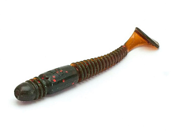 Силиконовая приманка Виброхвост Lucky John Pro Series Tioga 3.9in(100мм) съедоб (085 N.Shrimp)