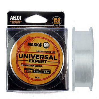 Леска Akkoi AKKOI Mask Universal Expert  150м /0,400мм (Прозрачный) 