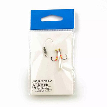 Мормышка Балда Личинка С Profilux  (Серебро) 4 г