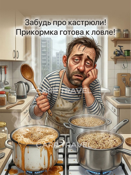 Зерновая смесь Carptravel  вакуум 3 кг (Карп) 5