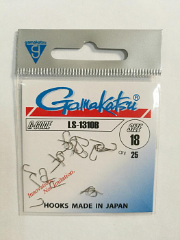 Крючки с лопаткой Gamakatsu LS-1310B Size 18  