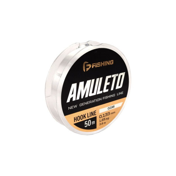 Леска F-fishing Amuleto  50м 1,65кг0,133мм (Clear)