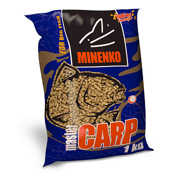 Пеллетс Minenko Master Carp Vaniliy 5мм 1 кг (Ваниль)   Желтый