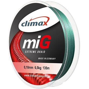 Плетеный шнур Climax Mig Braid NG  100м 13кг/0,18мм (Серо-зеленый) 