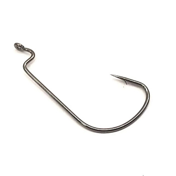 Крючок офсетный Рыболовная империя Fish_Emp OFFSET Size 1/0 Никель 5шт