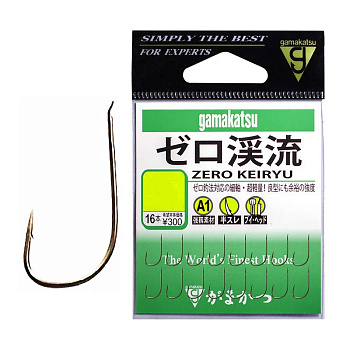 Крючки с лопаткой Gamakatsu A1 Zero Keiryu Size 6  с бородкой