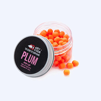 Бойлы плавающие ASV-Code   Plum 10мм 25 г (Слива) 