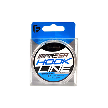 Леска F-fishing Impresa Hook Line  50м 1,03 кг/0,105мм (Clear) 