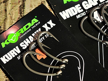 Крючки Korda Kurv Shank XX Size 2 Тефлон 