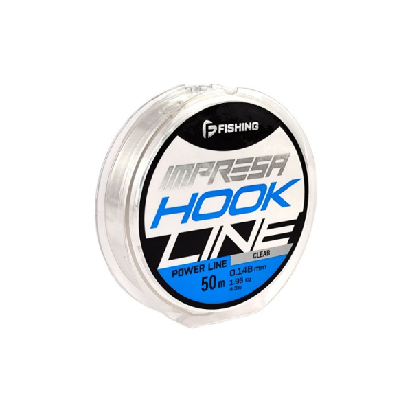 Леска F-fishing Impresa Hook Line  50м 1,95 кг 0,148мм (Clear)