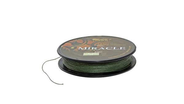Плетеный шнур EastShark MIRACLE  115м 20кг 0,28мм (Темно-зеленый) 1