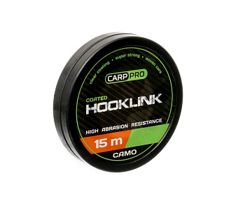Повод. мат. в оболочке Carp Pro Coated Hooklinks   15м 15lb/ (Camo ) 