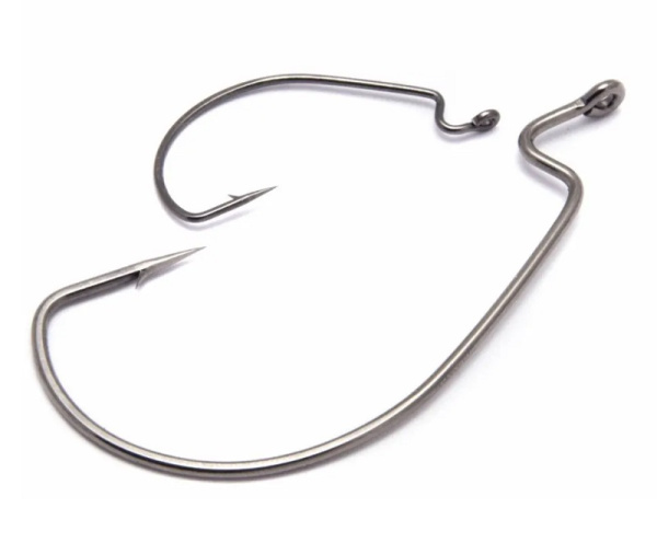 Крючок офсетный HITFISH LW Offset Hook Size 2 Никель 12шт