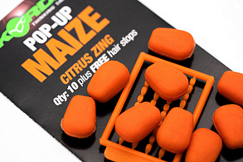 Имитационная приманка плавающая Korda Maize Pop Up Citrus Zing Orange (Оранжевый) 