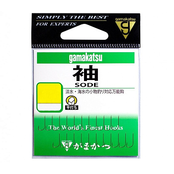 Крючки с лопаткой Gamakatsu Sode Size 3.5  с бородкой
