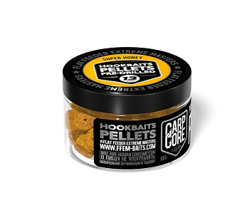 Пеллетс FFEM Baits насадочный Pellets  Super Honey 13мм 100 г (Супер мёд) Просверленный  Желтый