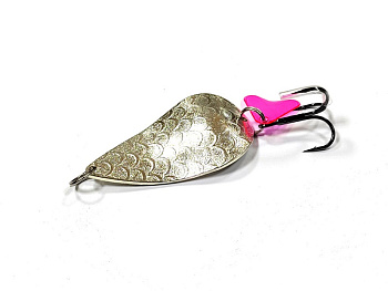 Колеблющаяся блесна HITFISH PEAR 55мм 18 гр color:009 латунь