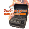 Набор электронных сигнализаторов  с пейджером 4+1 (в кейсе) EastShark Special Carp Alarm 3