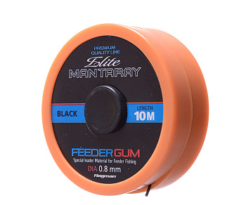 Резина для фидерной оснастки F-fishing Feeder Gum Elite  10м /0,80мм (Черная) 