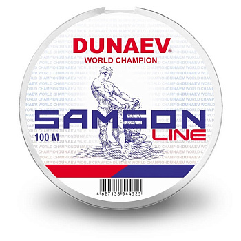 Леска Dunaev Samson  100м 6,0кг/0,26мм (Прозрачный) 
