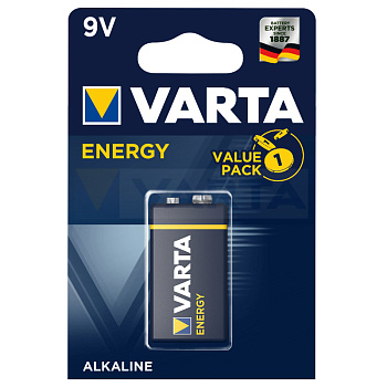 Элемент питания Varta Energy 6LR61/6F22 BL1