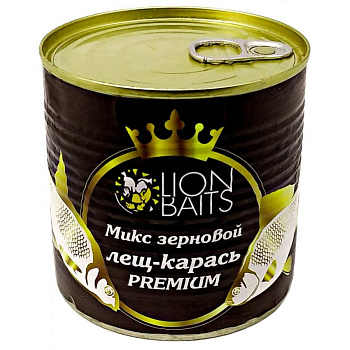 Зерновая смесь Lion Baits Premium  Bream-crucian 430 г (Лещ-карась) 