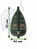 Набор неоснащенных кормушек 4 шт+ топтушка  Tackle Fish Wide XL Flat Method 70г