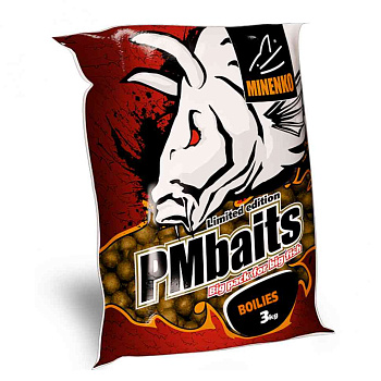 Бойлы тонущие Minenko PMbaits прикормочные Sweet corn 24мм 3 кг (Кукуруза) 