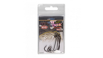 Крючок офсетный EastShark 5163 Size 2/0 Никель 4шт