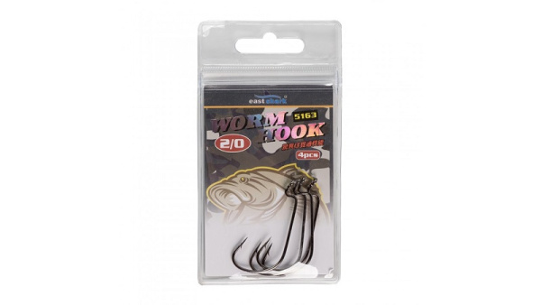 Крючок офсетный EastShark 5163 Size 2 0 Никель 4шт