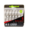 Крючки Korda Kamakura Wide Gape  Size 6 Никель с бородкой