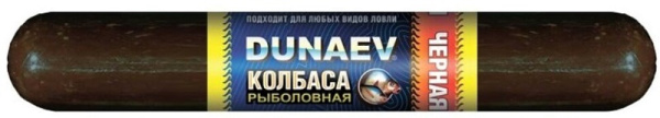 Прикормка фидерная Dunaev Колбаса Black 0,75 кг (Черный)