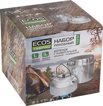 Набор посуды (походный) Ecos Camp -S2