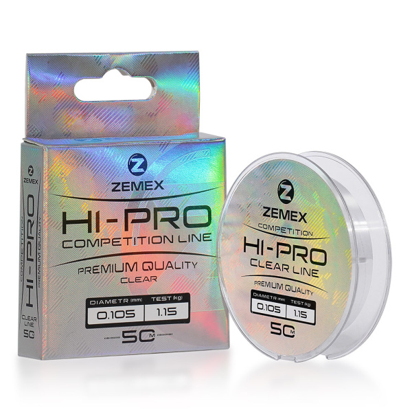 Монофильная леска ZEMEX HI-PRO COMPETITION LINE 50 m_1