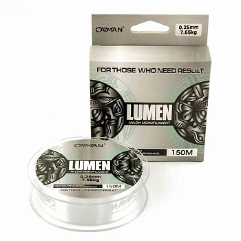 Леска Caiman Lumen  150м 7.65кг/0,25мм (Прозрачный) 