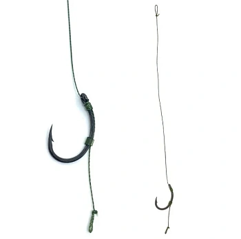 Поводок карповый с волосяной оснасткой Carp Hunter Krank Size 6   Мягкий  17см