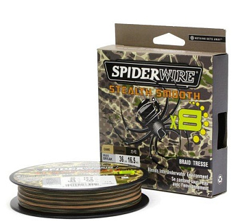 Плетеный шнур SpiderWire Stealth Smooth 8 Camo  150м 23,6кг/0,23мм (Камуфляжная) 