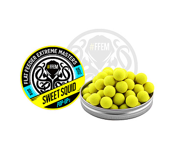 Бойлы плавающие FFEM Baits   Sweet Squid 8мм 25 г (Сладкий кальмар) 