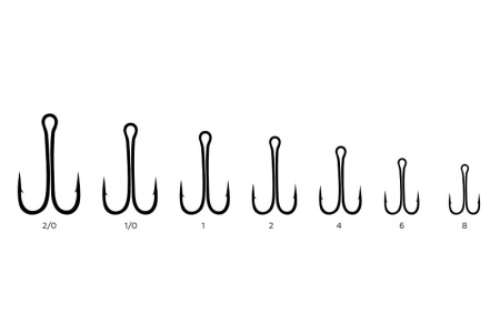 Крючок двойной KOI Short Double Hook Size 4 Black Nickel 10шт1
