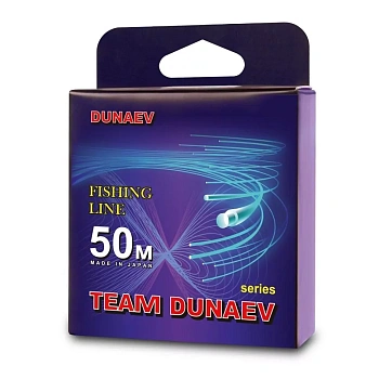 Поводочная леска Dunaev Team Dunaev  50м 1,17кг/0,104мм (Прозрачный) 