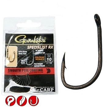 Крючки Gamakatsu  G-Carp Specialist RX Size 8  